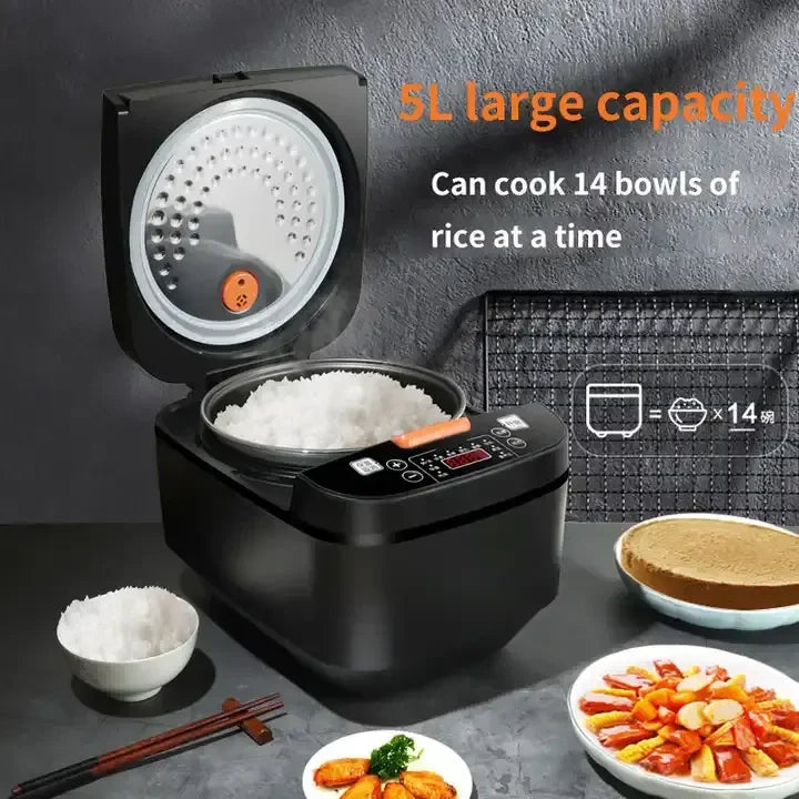 Cuiseur à Riz Électrique Silver Crest 5L – Exigez la qualité !
