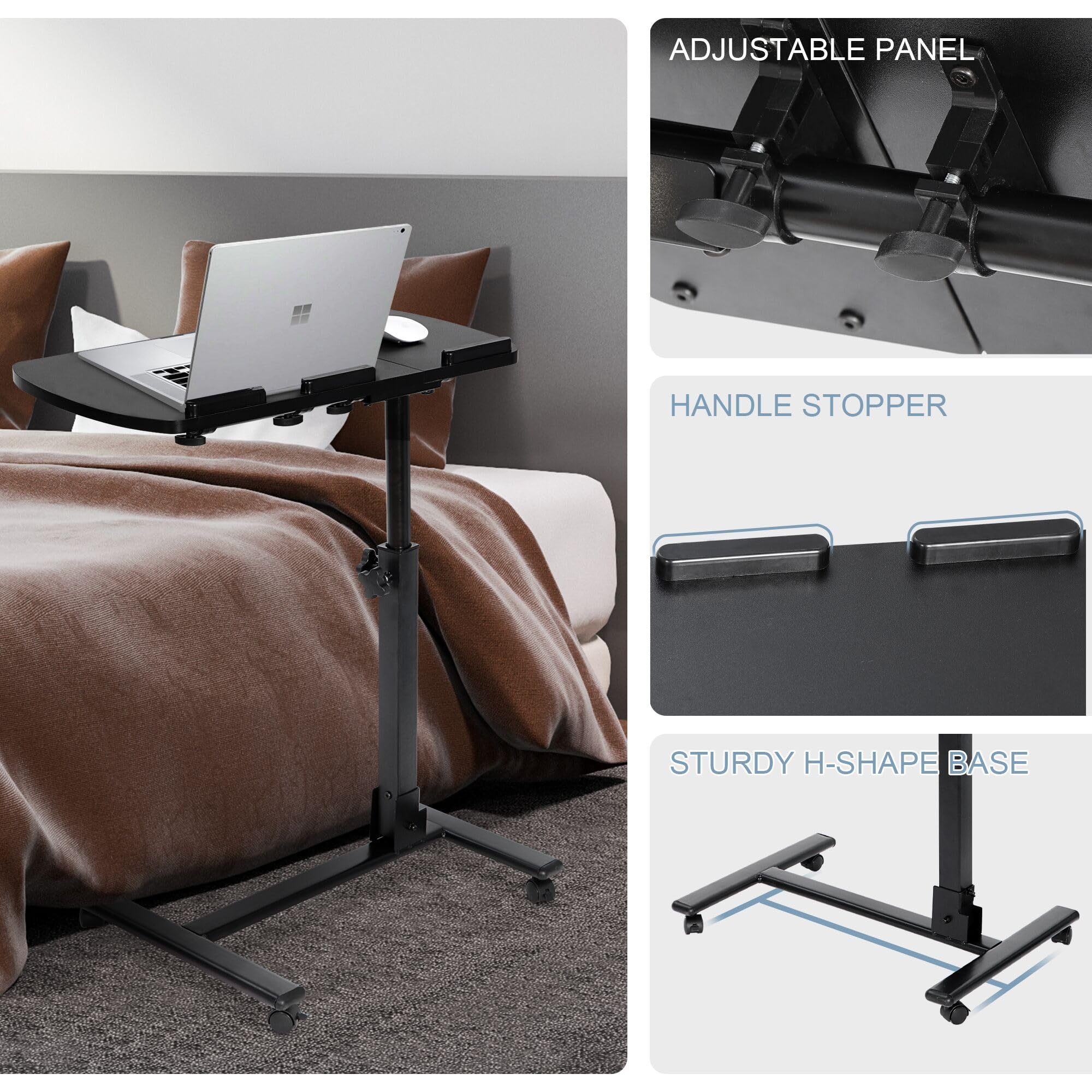 Table ajustable multifonction pour ordinateur portable – Travaillez confortablement partout