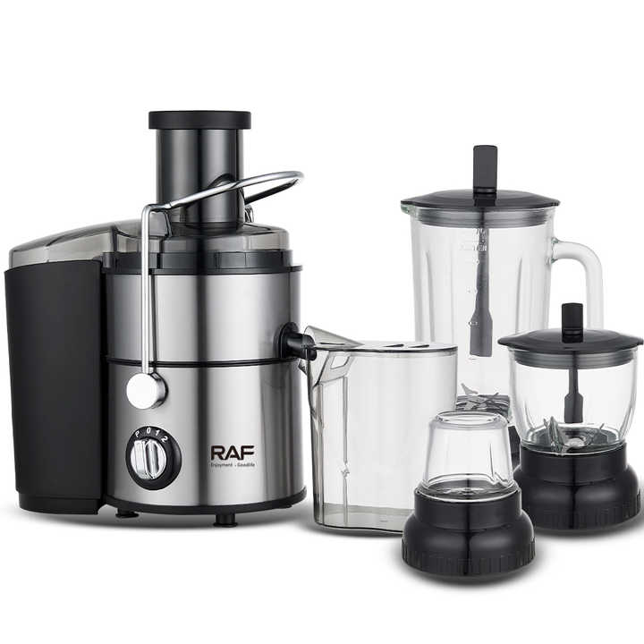 Extracteur de jus multifonction 4-en-1 - Blender, Hachoir, Moulin à Café