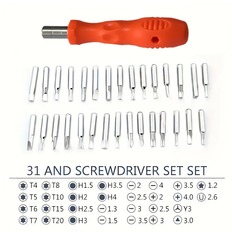 Kit de Tournevis 31 en 1 - Polyvalence et Précision