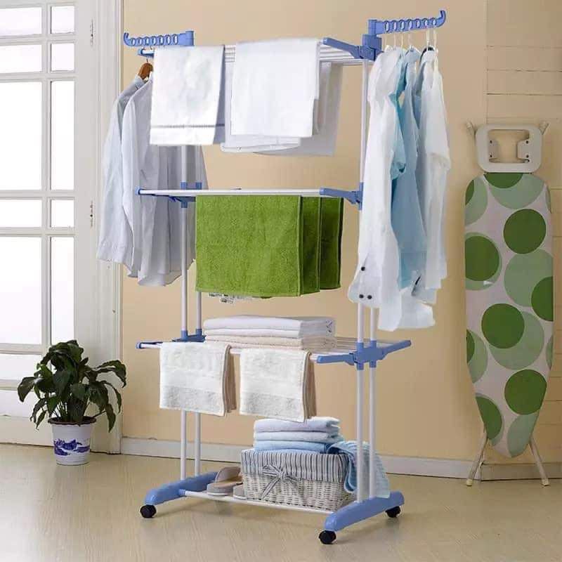 Sèche-linge rétractable étendoir pliable (supporte 40kg)