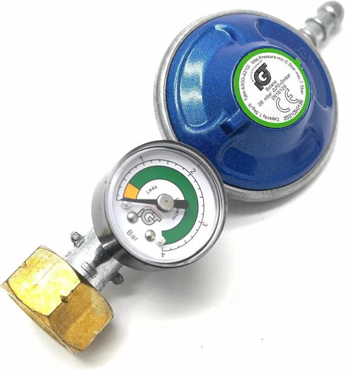 Détendeur intelligent de gaz avec manomètre de sécurité