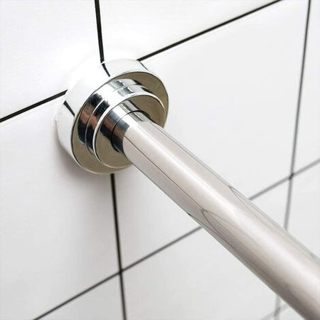 Tringle de Douche Extensible de 3m en Acier Inoxydable – Installation Sans Perçage