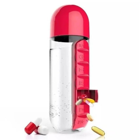 Gourde pilulier 2 en 1