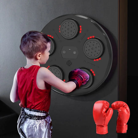 Machine à Boxe Connectée avec Effets Lumineux et Musique🥊🎶